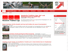 Tablet Screenshot of hessischer-triathlon-verband.de